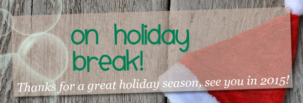 Closed for the Holidays – See you in January!