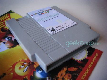 Nintendo NES game cartridge geek soap by GEEKSOAP.net