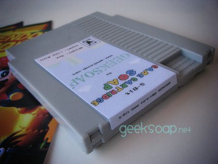 Nintendo NES game cartridge geek soap by GEEKSOAP.net