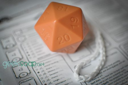 GEEKSOAP original - D20 Soap on a Rope!