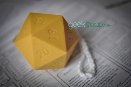 GEEKSOAP original - D20 Soap on a Rope!
