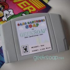 Nintendo N64 game cartridge geek soap by GEEKSOAP.net
