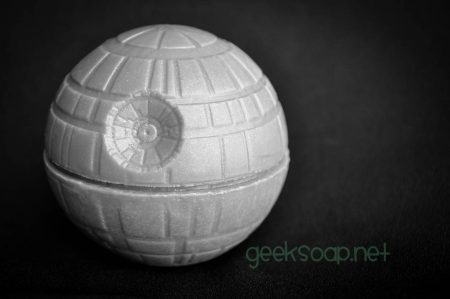 Death Star 3D spherical geek soap by GEEKSOAP.net