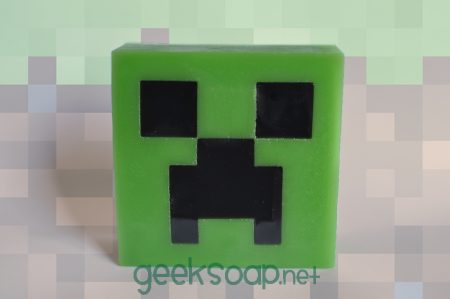 Minecraft Creeper soap by GEEKSOAP.net