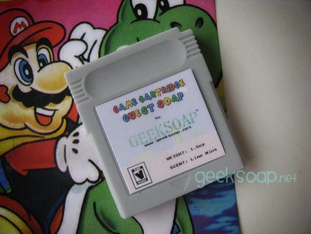 Nintendo gameboy game cartridge geek soap by GEEKSOAP.net