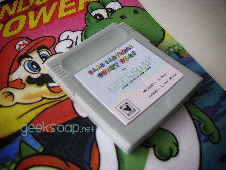 Nintendo gameboy game cartridge geek soap by GEEKSOAP.net