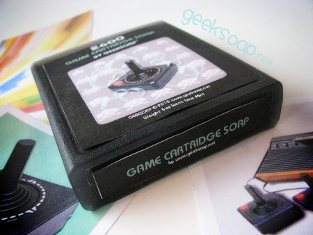 atari 2600 game cartridge geeksoap soap by GEEKSOAP.net