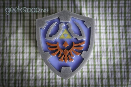 Zelda Hyrule Shield geek soap by GEEKSOAP.net
