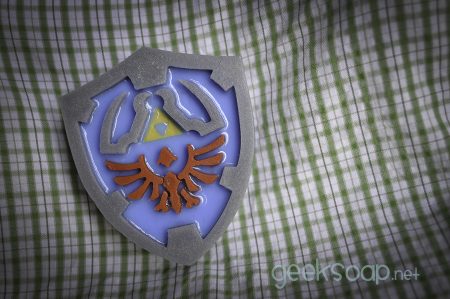 Zelda Hyrule Shield geek soap by GEEKSOAP.net