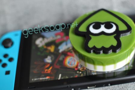 green inkling Splatoon geeky soap by GEEKSOAP.net