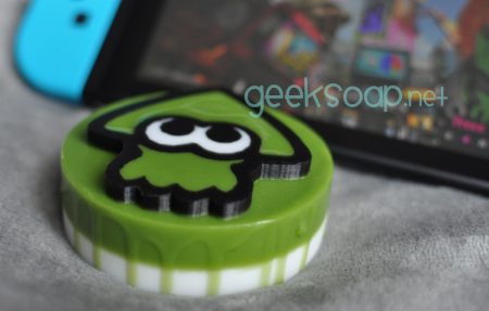 green inkling Splatoon geeky soap by GEEKSOAP.net
